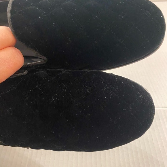 Massimo Matteo Men's Black Quilted Velvet Loafers 8.5 New - Picture 15 of 16